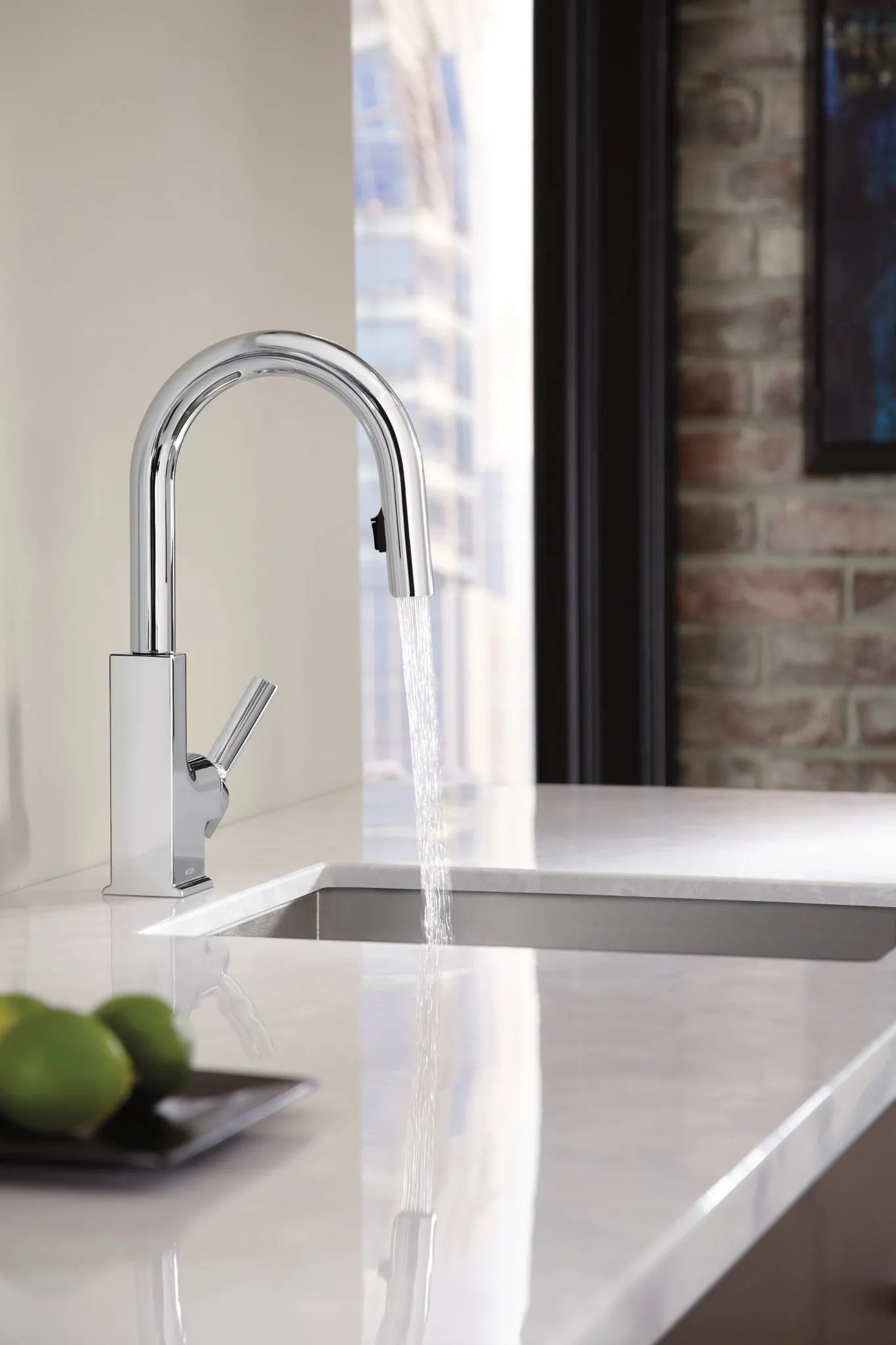 MOEN S62308BL Sto One-Handle Pulldown Bar Faucet - Matte Black