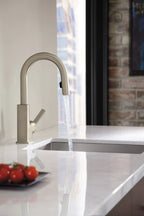 MOEN S62308SRS STo  One-Handle Pulldown Bar Faucet In Spot Resist Stainless
