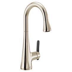 MOEN S6235NL Sinema  One-Handle Pulldown Bar Faucet In Polished Nickel