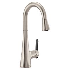 MOEN S6235SRS Sinema  One-Handle Pulldown Bar Faucet In Spot Resist Stainless