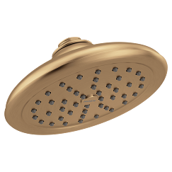 MOEN Bronzed gold one-function 7" diameter spray head rainshower - Bronzed Gold, S6310BZG