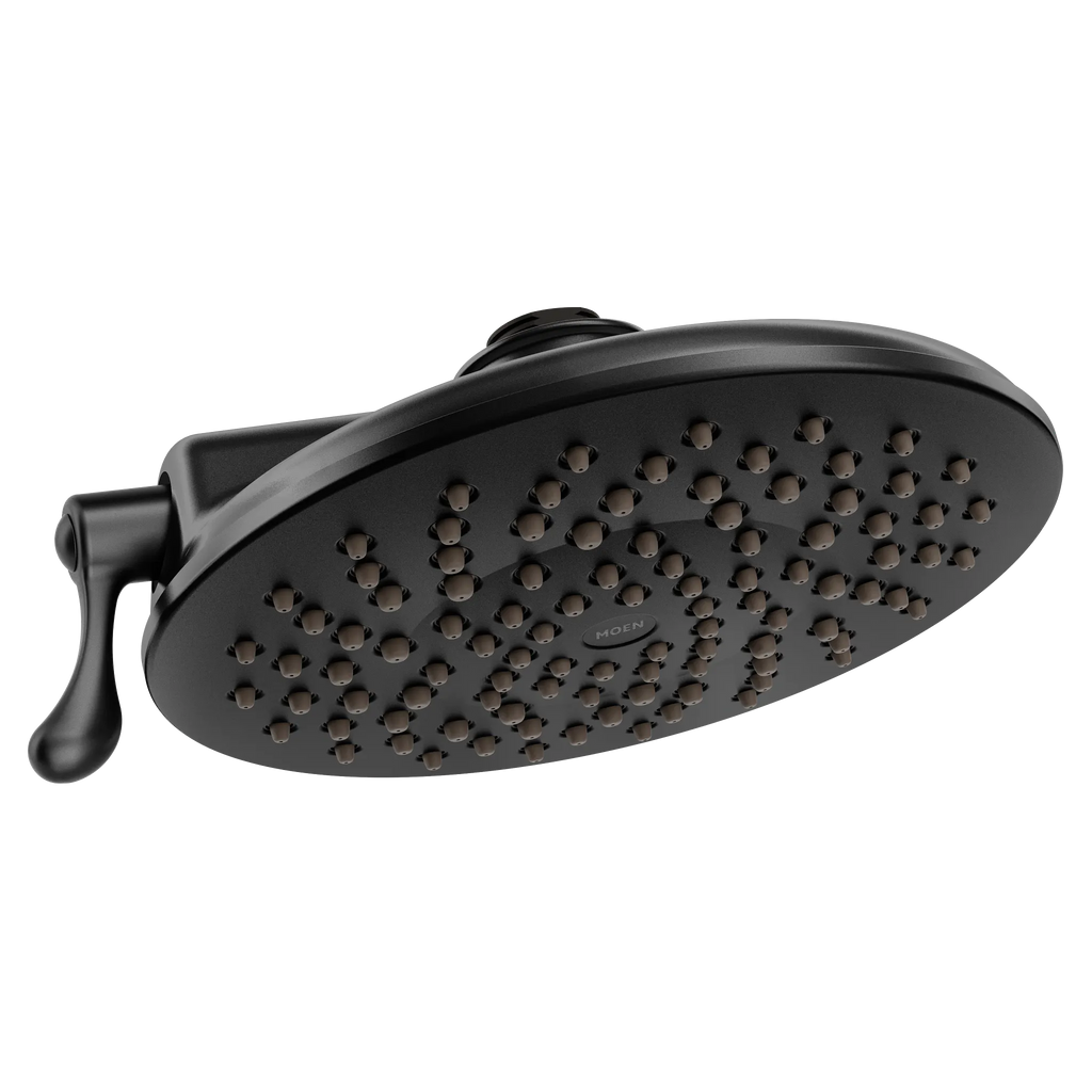 MOEN S6320EPBL Velocity Two-Function 8" Diameter Spray Head Eco-Performance Rainshower - Matte Black