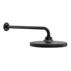 MOEN Cambium Matte black one-function 10" diameter spray head eco-performance rainshower - Matte Black, S6348EPBL