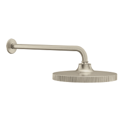 MOEN Cambium Brushed nickel one-function 10" diameter spray head eco-performance rainshower - Brushed Nickel, S6348EPBN