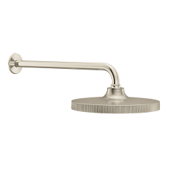 MOEN Cambium Brushed nickel/polished nicke one-function 10" diameter spray head eco-performance rainshower - Brushed Nickel/Polished Nickel, S6348EPNLBN