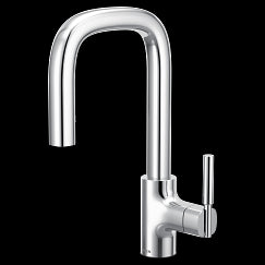 MOEN S64001 Tenon Chrome one-handle pulldown bar faucet, Chrome