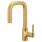 MOEN S64001BG Tenon One-Handle Pulldown Bar Faucet - Brushed Gold