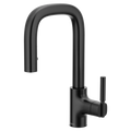MOEN S64001BL Tenon One-Handle Pulldown Bar Faucet - Matte Black