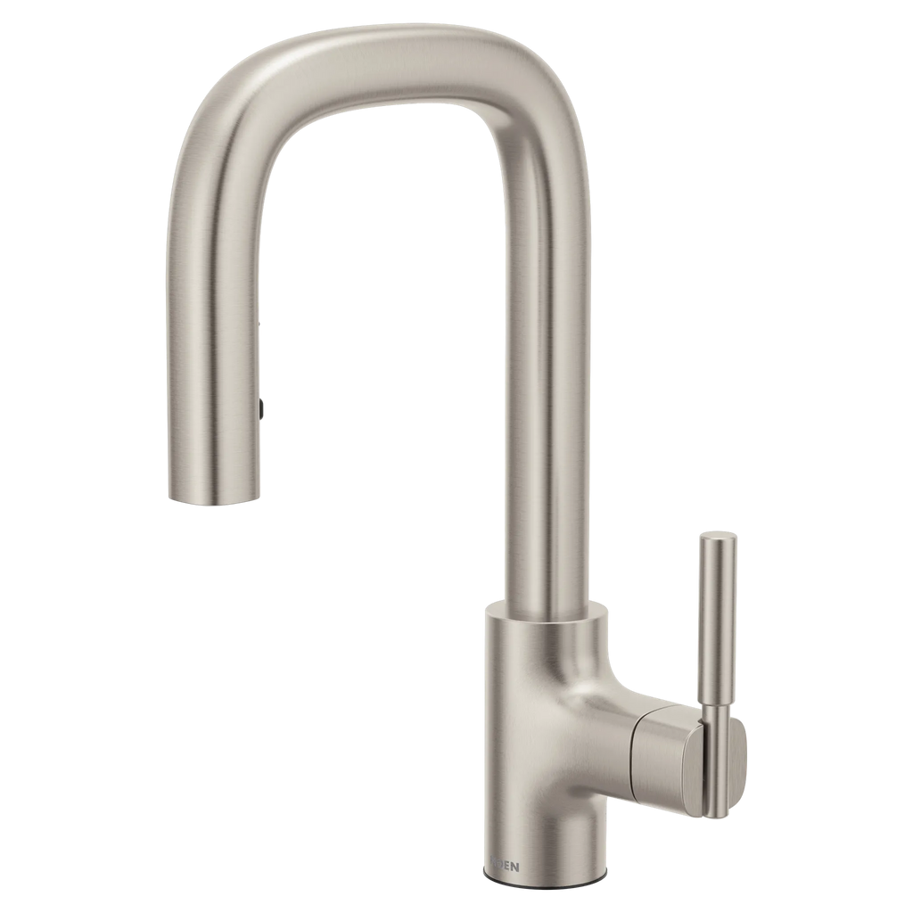 MOEN S64001SRS Tenon One-Handle Pulldown Bar Faucet - Spot Resist Stainless