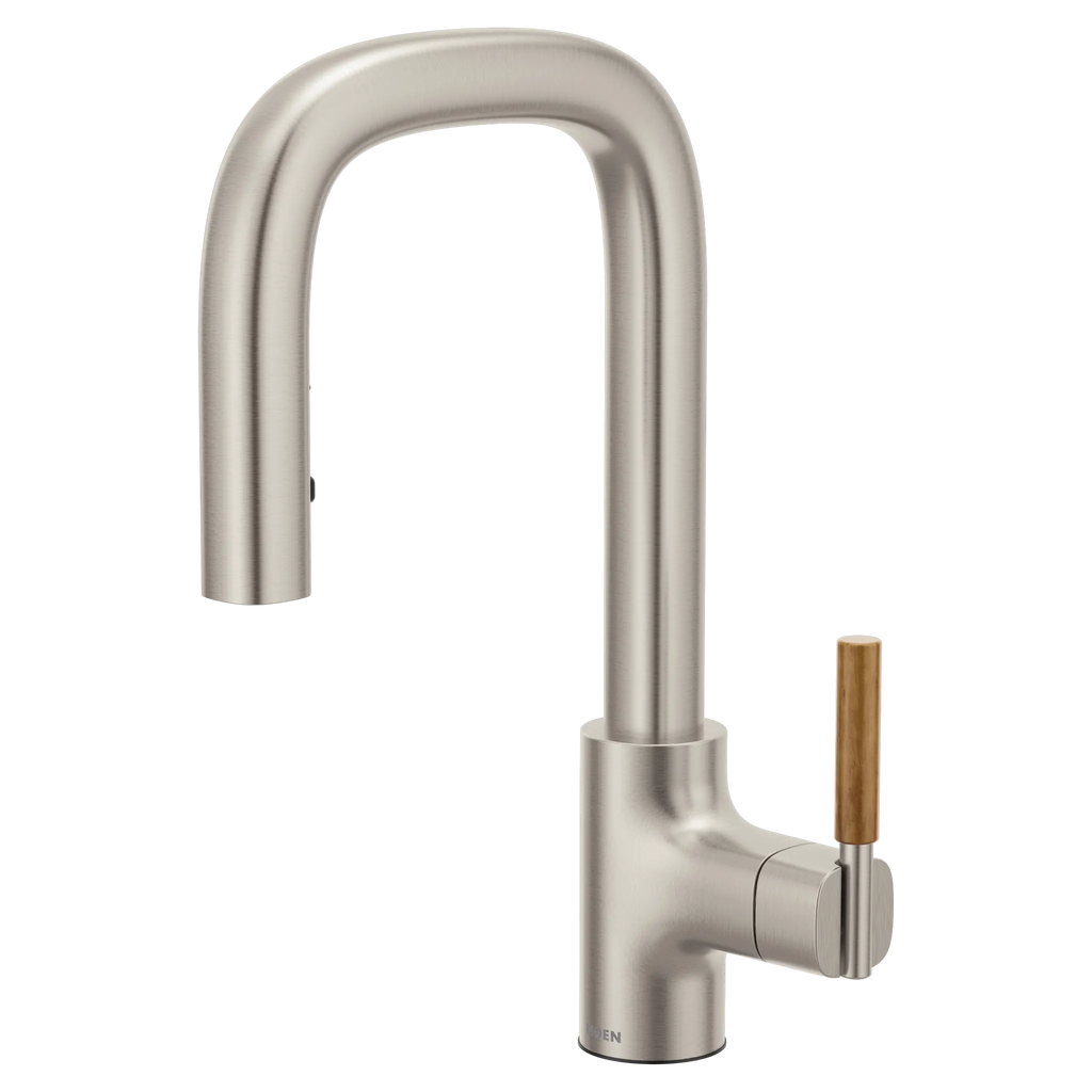 MOEN S64001SRS Tenon One-Handle Pulldown Bar Faucet - Spot Resist Stainless
