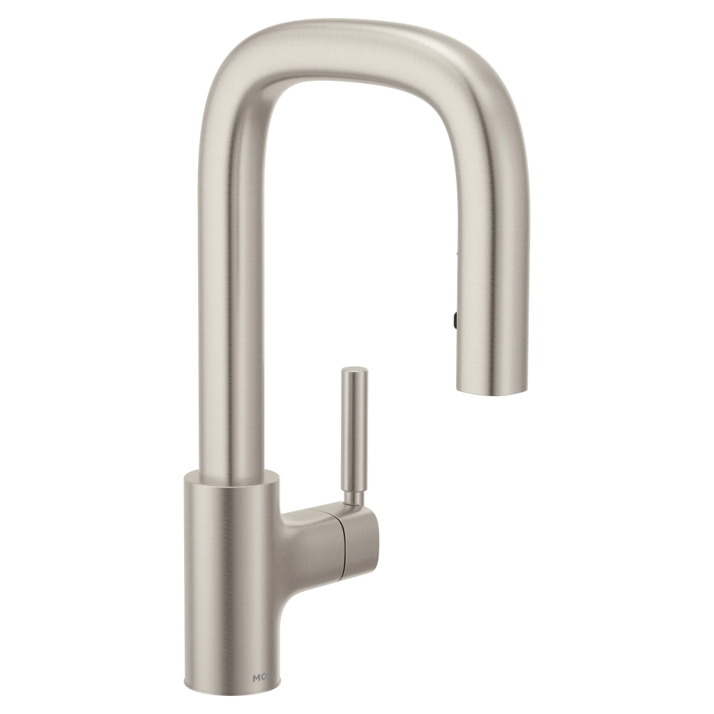MOEN S64001SRS Tenon One-Handle Pulldown Bar Faucet - Spot Resist Stainless