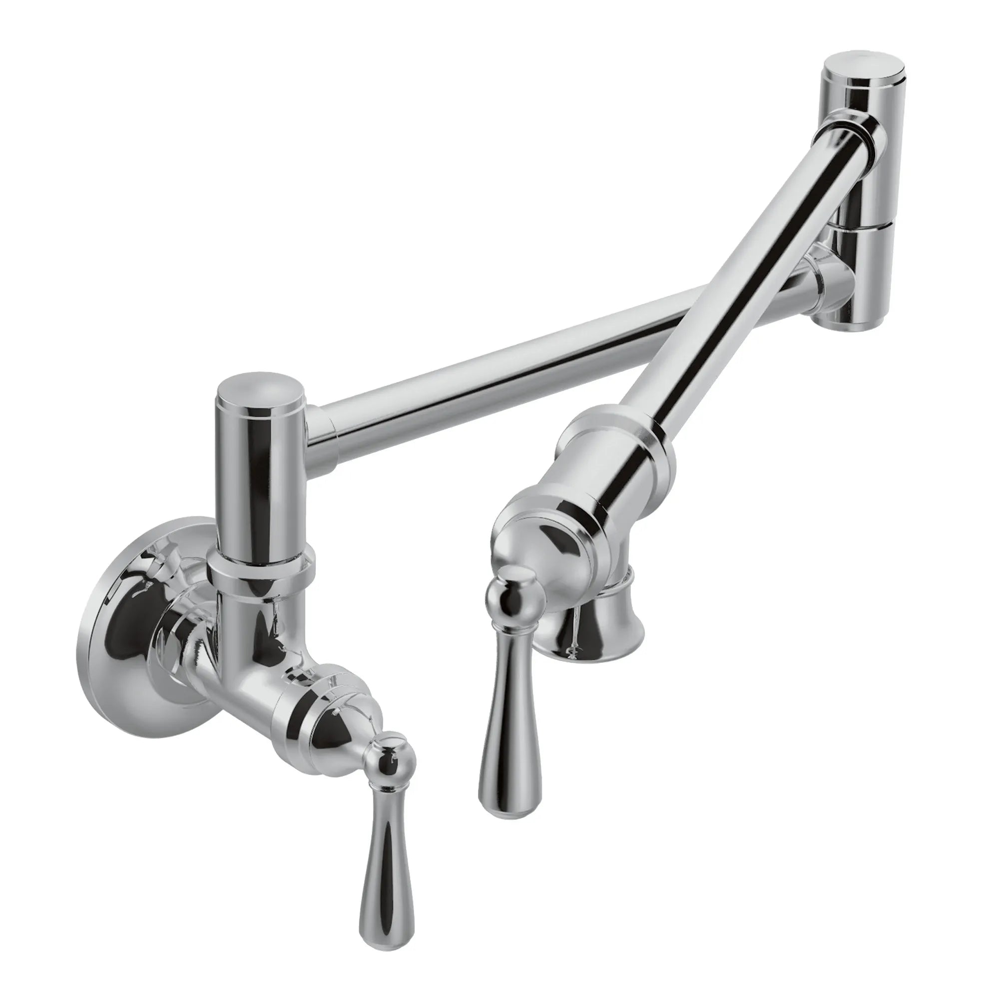 MOEN S664 Traditional Pot Filler Traditional Wall Mount Swing Arm Pot Filler - Chrome