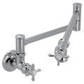 MOEN S6641C Weymouth Traditional Wall Mount Swing Arm Pot Filler - Chrome