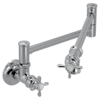 MOEN S6641C Weymouth Traditional Wall Mount Swing Arm Pot Filler - Chrome
