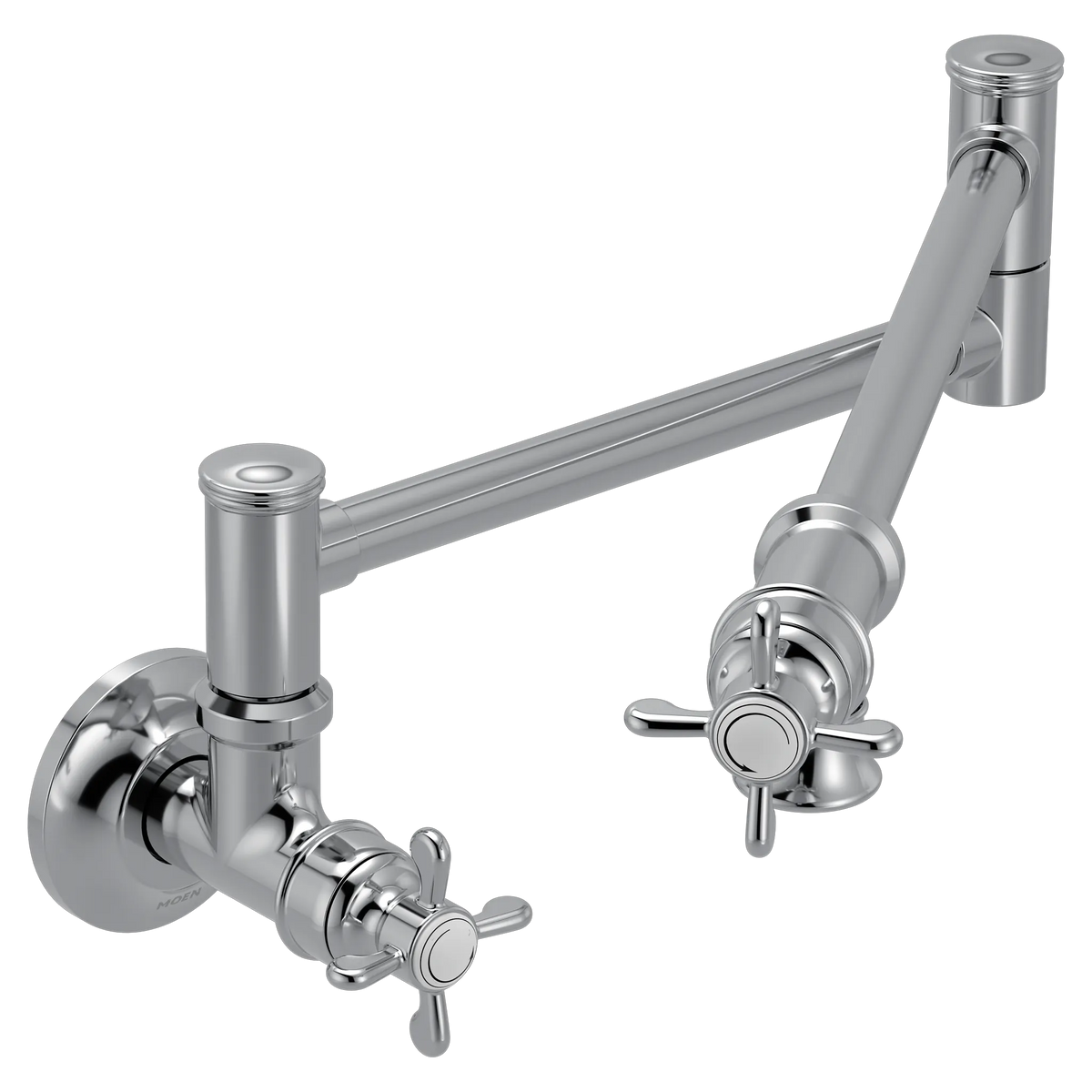 MOEN S6641C Weymouth Traditional Wall Mount Swing Arm Pot Filler - Chrome