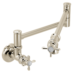 MOEN S6641NL Weymouth Two-Handle Kitchen Faucet - Polished Nickel