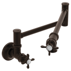 MOEN S6641ORB Weymouth Traditional Wall Mount Swing Arm Pot Filler - Oil Rubbed Bronze