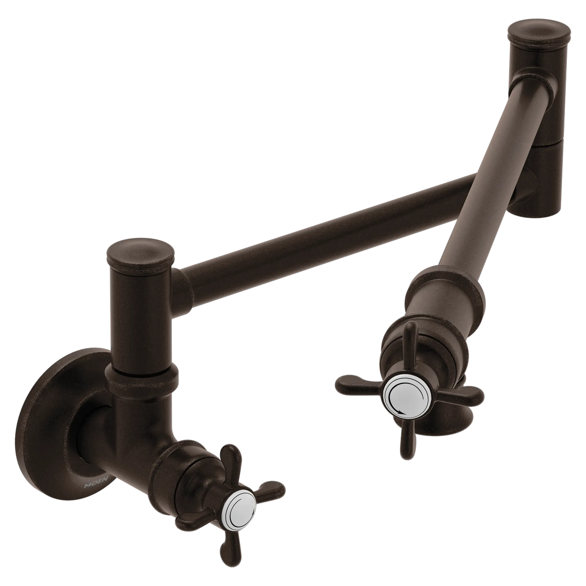 MOEN S6641ORB Weymouth Traditional Wall Mount Swing Arm Pot Filler - Oil Rubbed Bronze