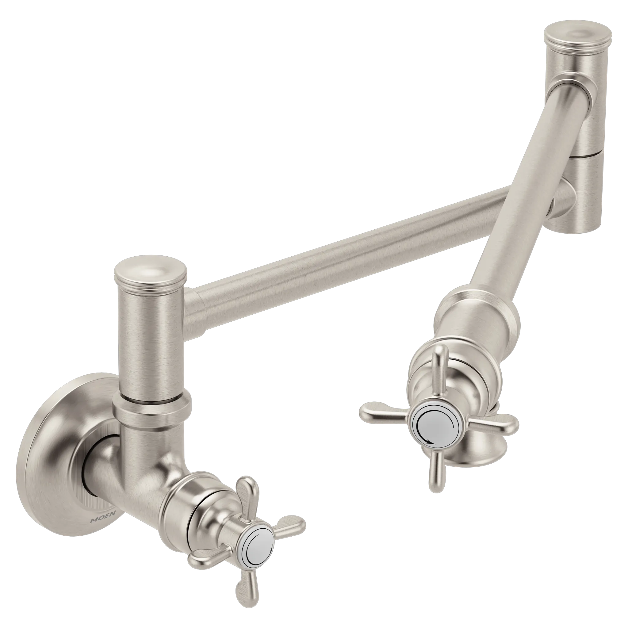 MOEN S6641SRS Weymouth Traditional Wall Mount Swing Arm Pot Filler - Spot Resist Stainless