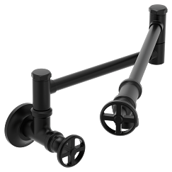 MOEN S6642BL Paterson Two-Handle Kitchen Faucet - Matte Black