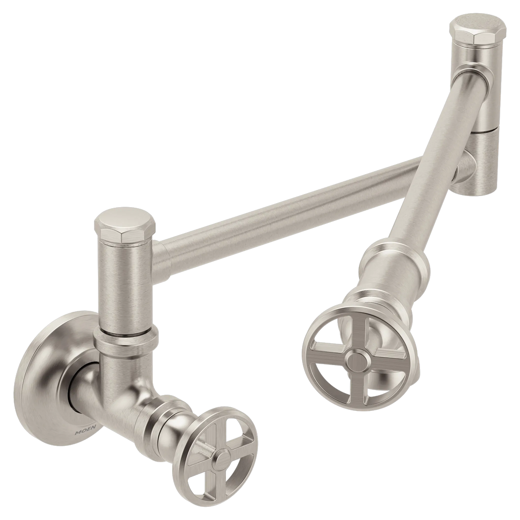 MOEN S6642SRS Paterson Traditional Wall Mount Swing Arm Pot Filler - Spot Resist Stainless