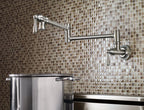 MOEN S664SRS Traditional Pot Filler Traditional Wall Mount Swing Arm Pot Filler - Spot Resist Stainless