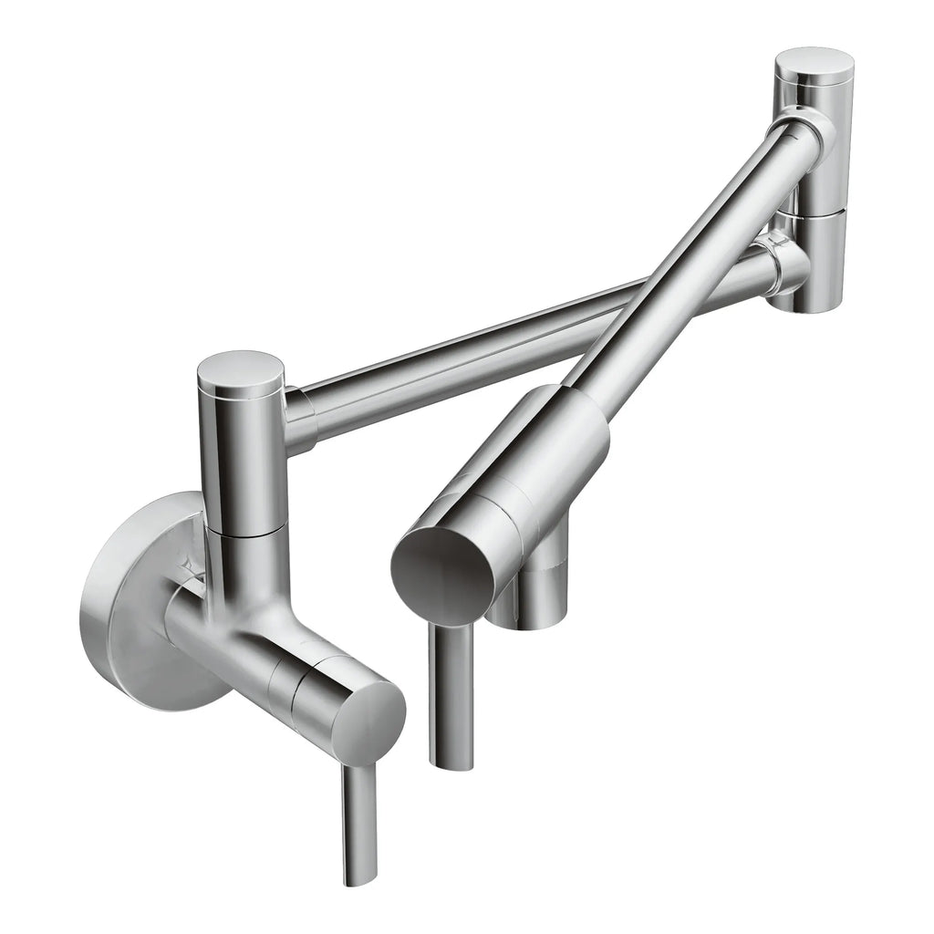 MOEN S665 Modern Pot Filler Modern Wall Mount Swing Arm Pot Filler - Chrome