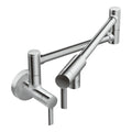 MOEN S665 Modern Pot Filler Modern Wall Mount Swing Arm Pot Filler - Chrome