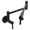 MOEN S6651BL Sinema Modern Wall Mount Swing Arm Pot Filler - Matte Black