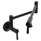MOEN S6651BL Sinema Modern Wall Mount Swing Arm Pot Filler - Matte Black