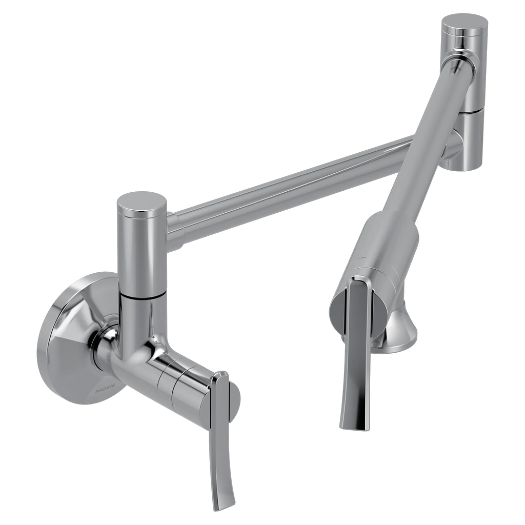MOEN S6651C Sinema Modern Wall Mount Swing Arm Pot Filler - Chrome