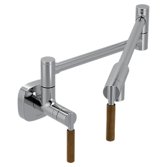 MOEN S6652C Tenon Two-Handle Kitchen Faucet - Chrome