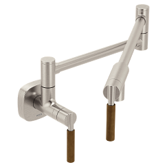 MOEN S6652SRS Tenon Two-Handle Kitchen Faucet - Spot Resist Stainless