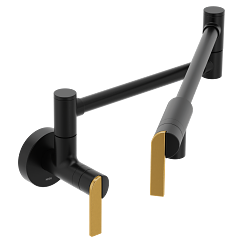 MOEN S6653BL Nio Two-Handle Kitchen Faucet - Matte Black