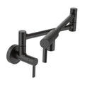 MOEN S665BL Modern Pot Filler Modern Wall Mount Swing Arm Pot Filler - Matte Black