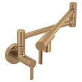 MOEN S665BZG Modern Pot Filler Modern Wall Mount Swing Arm Pot Filler - Bronzed Gold