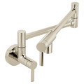 MOEN S665NL Modern Pot Filler Modern Wall Mount Swing Arm Pot Filler - Polished Nickel