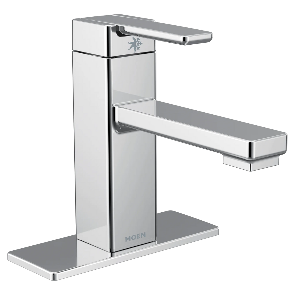 MOEN S6710 90 Degree One-Handle Bathroom Sink Faucet - Chrome