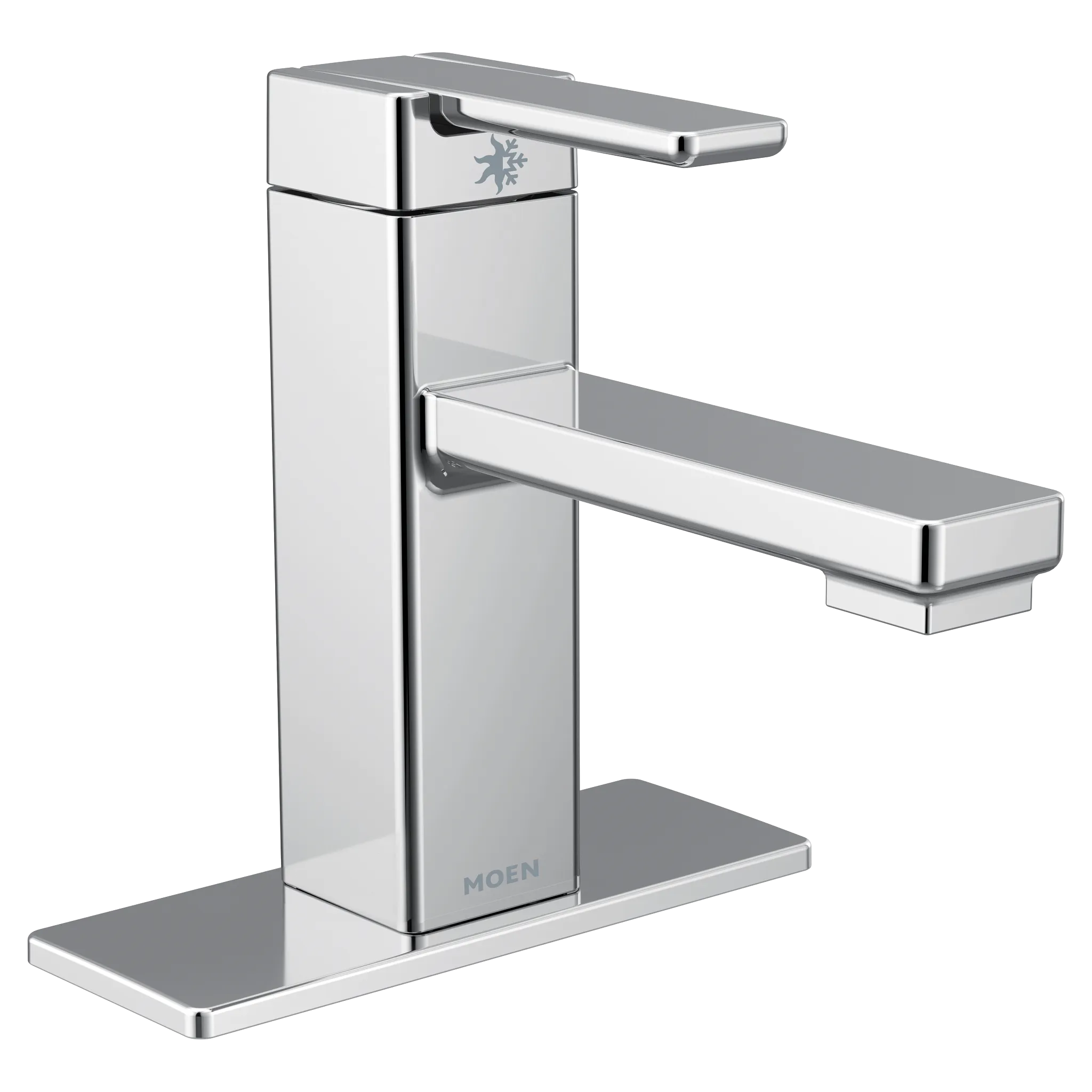 MOEN S6710 90 Degree One-Handle Bathroom Sink Faucet - Chrome