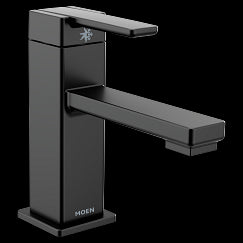 MOEN S6710BL 90 Degree  One-Handle Bathroom Faucet In Matte Black