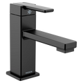 MOEN S6710BL 90 Degree One-Handle Bathroom Sink Faucet - Matte Black