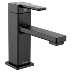 MOEN S6710BL 90 Degree One-Handle Bathroom Sink Faucet - Matte Black