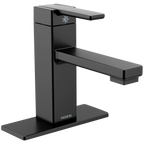 MOEN S6710BL 90 Degree One-Handle Bathroom Sink Faucet - Matte Black