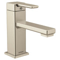 MOEN S6710BN 90 Degree One-Handle Bathroom Sink Faucet - Brushed Nickel