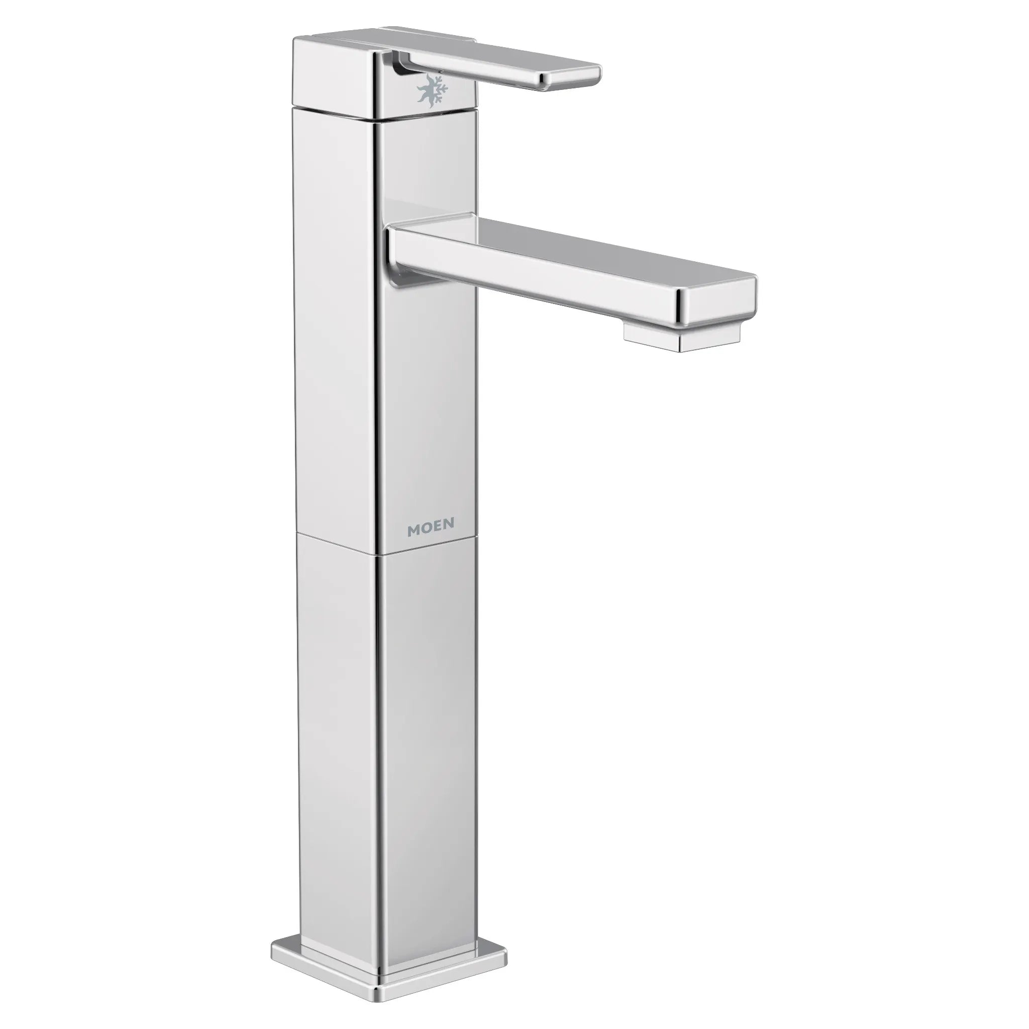 MOEN S6712 90 Degree One-Handle High Arc Vessel Bathroom Faucet - Chrome