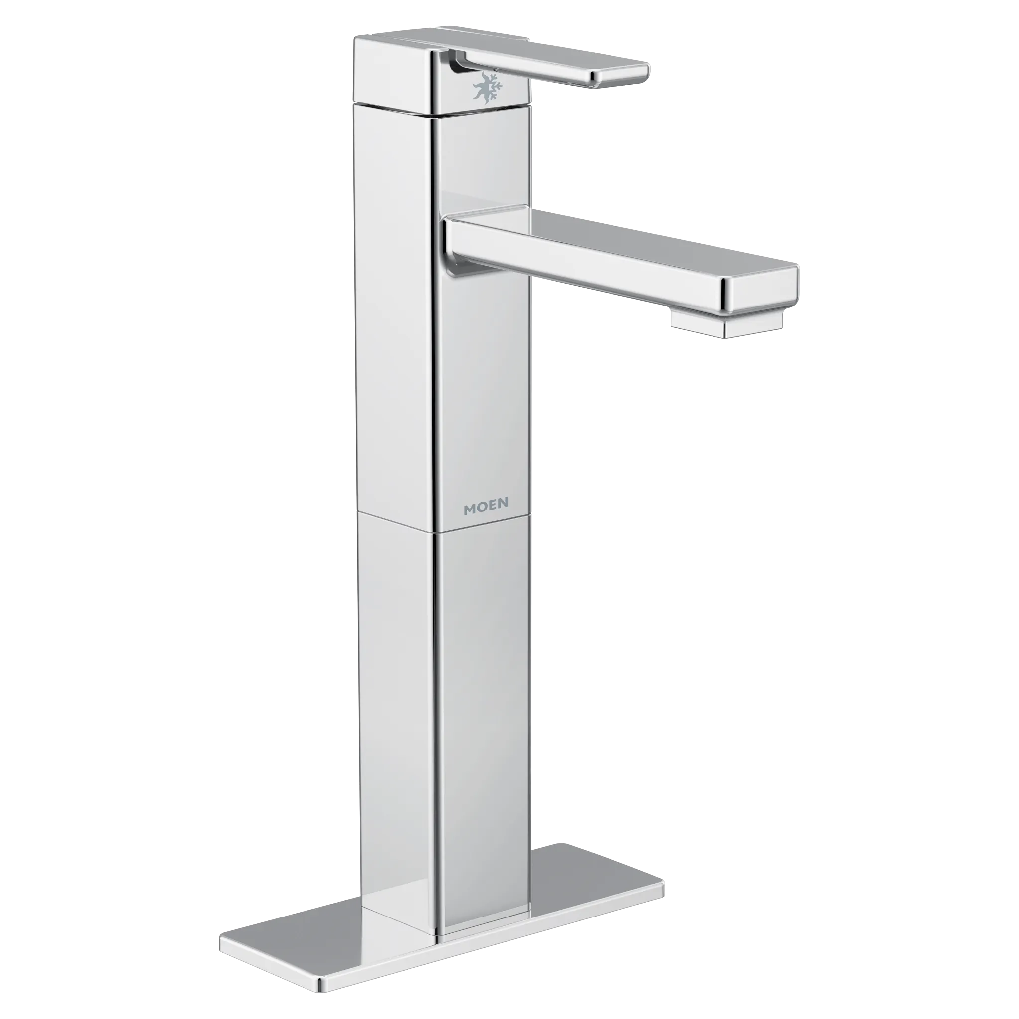 MOEN S6712 90 Degree One-Handle High Arc Vessel Bathroom Faucet - Chrome