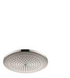 HANSGROHE 26221821 Croma Showerhead 280 1-Jet, 2.0 GPM - Brushed Nickel