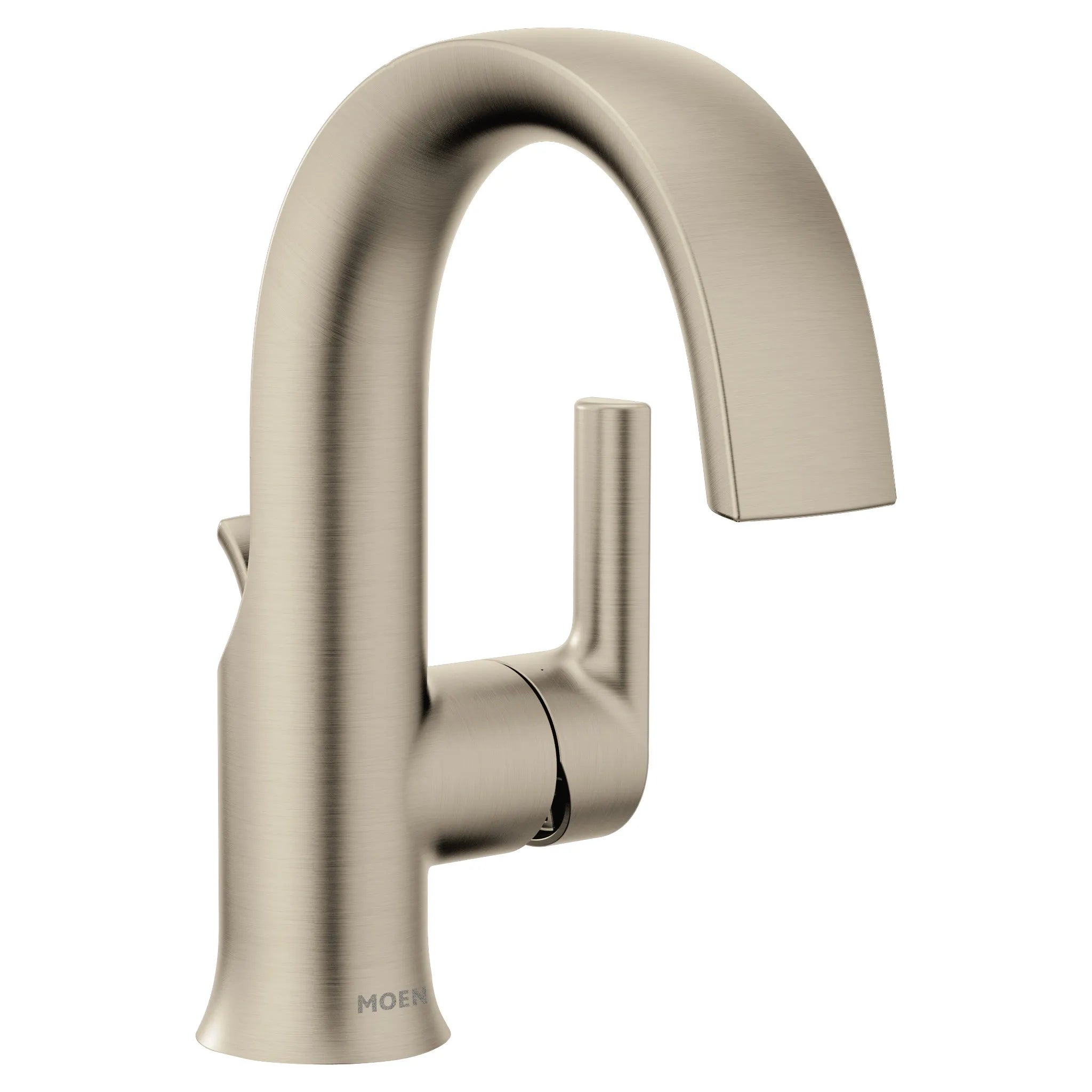 MOEN S6910BN Doux One-Handle Bathroom Sink Faucet - Brushed Nickel