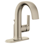 MOEN S6910BN Doux One-Handle Bathroom Sink Faucet - Brushed Nickel
