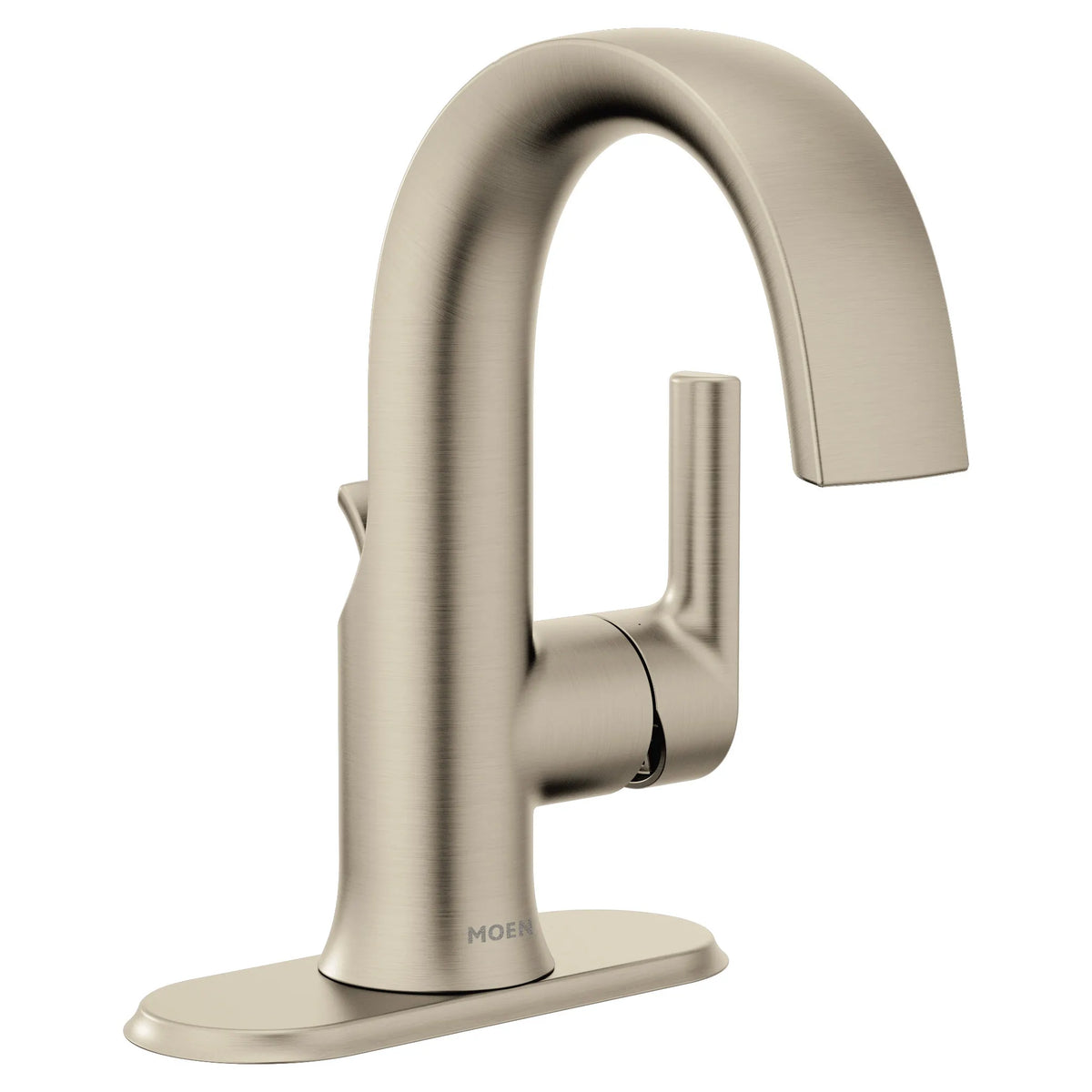 MOEN S6910BN Doux One-Handle Bathroom Sink Faucet - Brushed Nickel